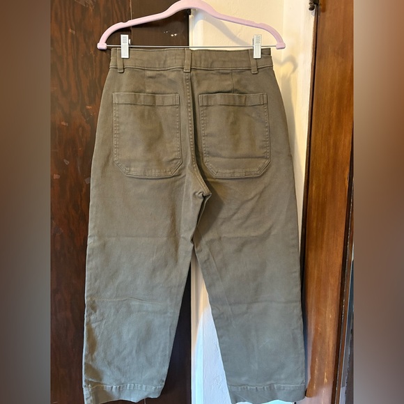 Everlane Utility Straight leg pant Kalamata size 8 - Picture 5 of 6